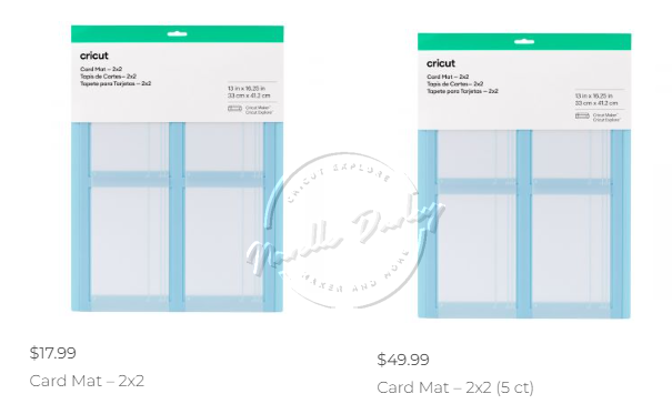 The Non-Crafty Crafter: Cricut product launch - 2x2 Card mat and new card  sizes